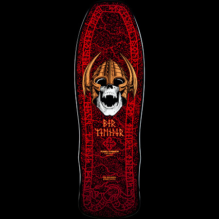 Powell Peralta Per Welinder Nordic Skull Skateboard Deck Blk