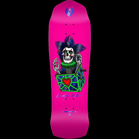 Powell Peralta Pro Chris Hiett Skull FLIGHT Skateboard Deck