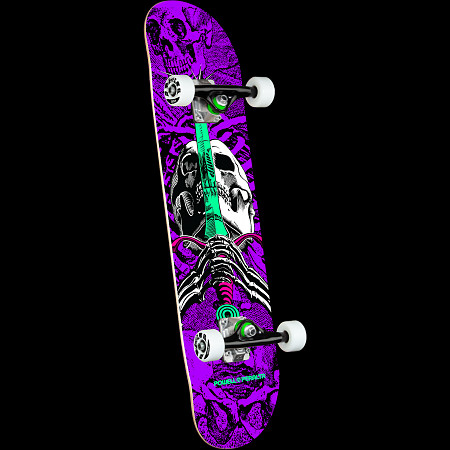 Pamflet Belichamen Kanon Powell Peralta Skull & Sword One Off Purple Birch Complete Skateboard - 7.5  x 28.65 - Powell-Peralta®