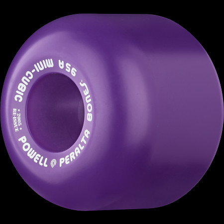 Powell Peralta Mini-Cubic Skateboard Wheels 64mm 95a - Purple (4 pack)