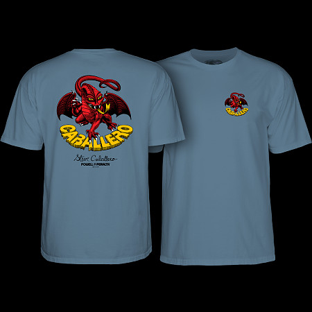 Steve Caballero POWELL PERALTA Tシャツ Powell Peralta Steve Caballero Street Dragon T-shirt - White
