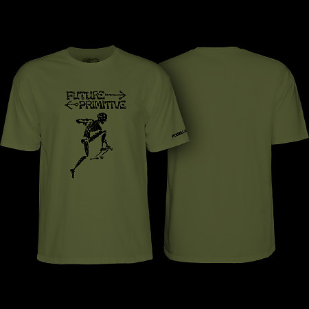 Powell Peralta Future Primitive T-Shirt Military Green