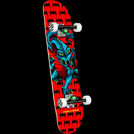 7.0″ x 28″ Powell Peralta RIPPER ONE OFF Complete Mini Skateboard- Orange -  Deckadence Board Shoppe