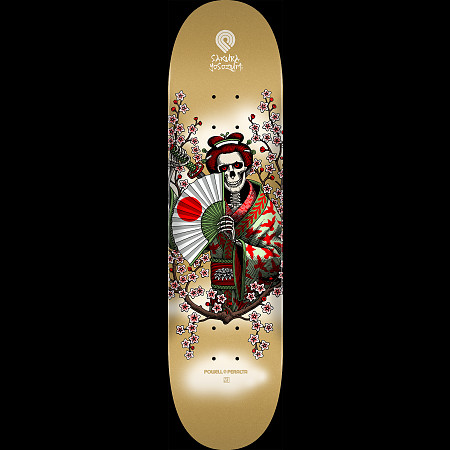 Powell Peralta Yosozumi Samurai Skateboard Deck Gold - Shape 242