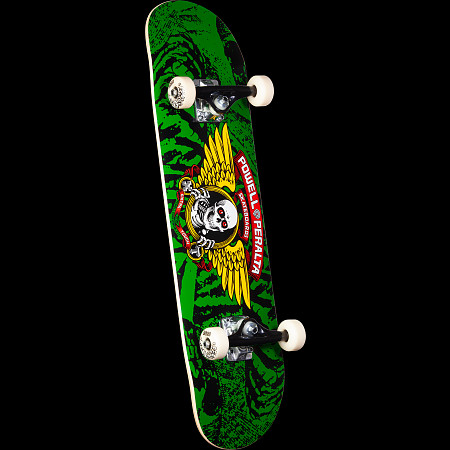 Powell Peralta Winged Ripper Skateboard Deck-Silber 8" Breite 