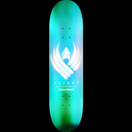 Powell-Peralta Skateboard Deck Flight 02 249 Glow Gold 8.5 x 32.08 with Grip