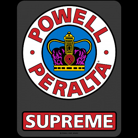 Powell Peralta Supreme Og Sticker 6 Single Powell Peralta