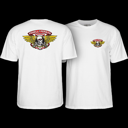 スケートボード 90s-00s Powell Peralta Winged Ripper Tee Powell Peralta Winged Ripper T-shirt - White - Powell-Peralta®
