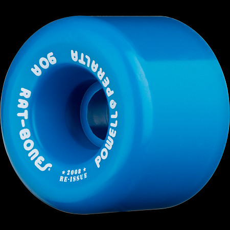 Powell Peralta Rat Bones Skateboard Wheels 60mm 90a - Blue (4 pack)