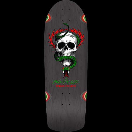 Powell Peralta Mike McGill Skull & Snake Reissue Skateboard Deck Gray Stain  - 10 x 30.125
