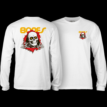 Powell Peralta Ripper L/S T-shirt - White - Powell-Peralta®