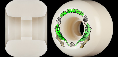Powell Peralta Neil Blender Pro Dragons 88A - A2 Symmetrical Shape - Extra Wide Ride Patch - 56mm x 40mm 88A A2 Skateboard Wheels 4pk