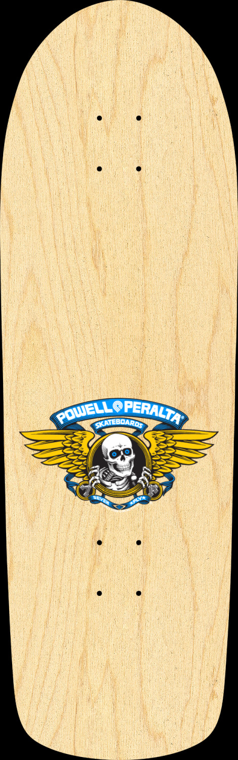 Planche Skate Powell Peralta Ripper Natural/Blue – Réédition Old School, Deck Neuf