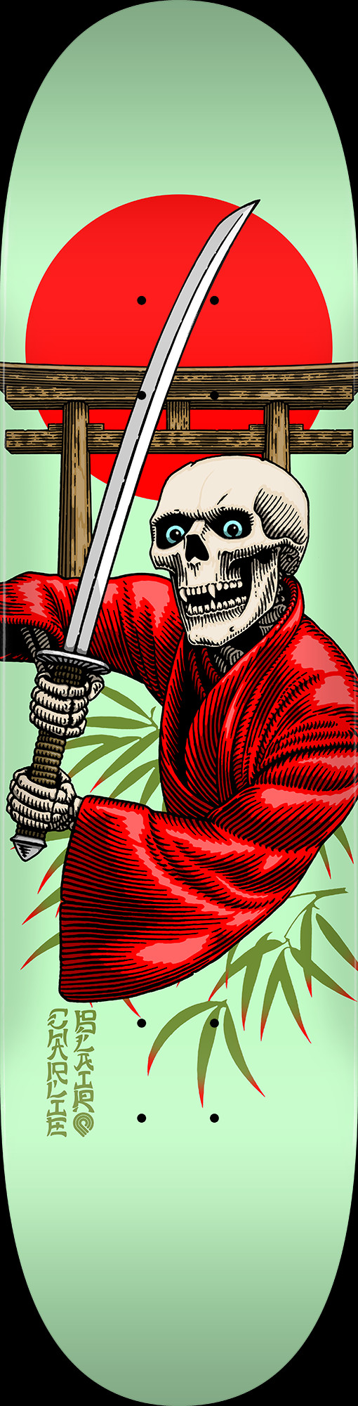 Powell Peralta Pro Charlie Blair Bushido Skateboard Blem Deck