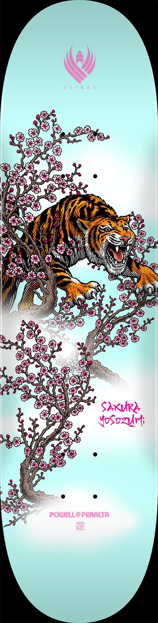 Skeleton Silver Foil FLIGHT Skateboard Deck - Thumbnail 3