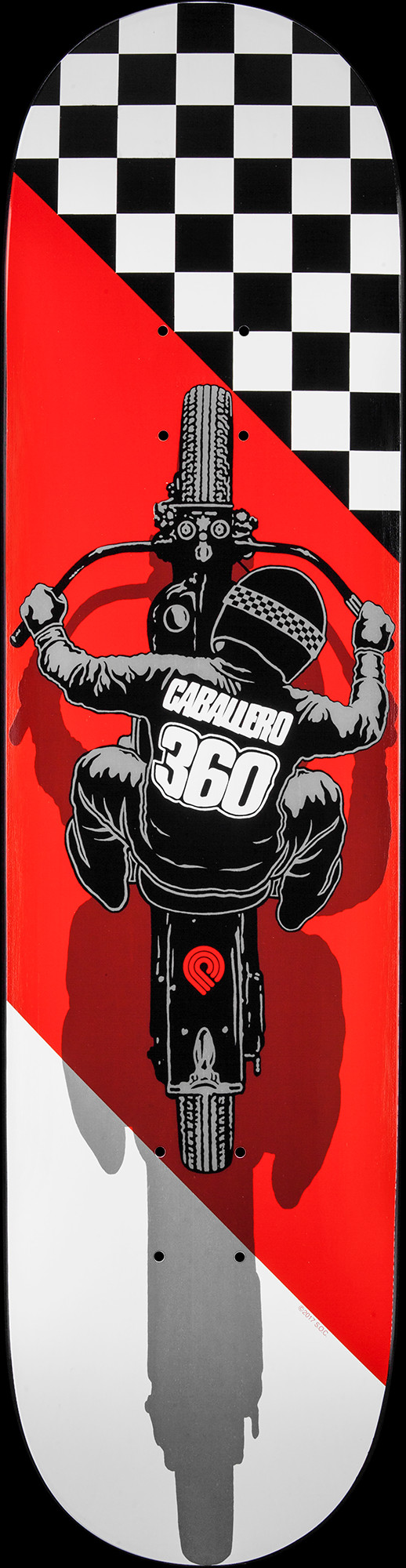 Powell Peralta Caballero Flat Track Skateboard Deck - 8.25 x 32.5