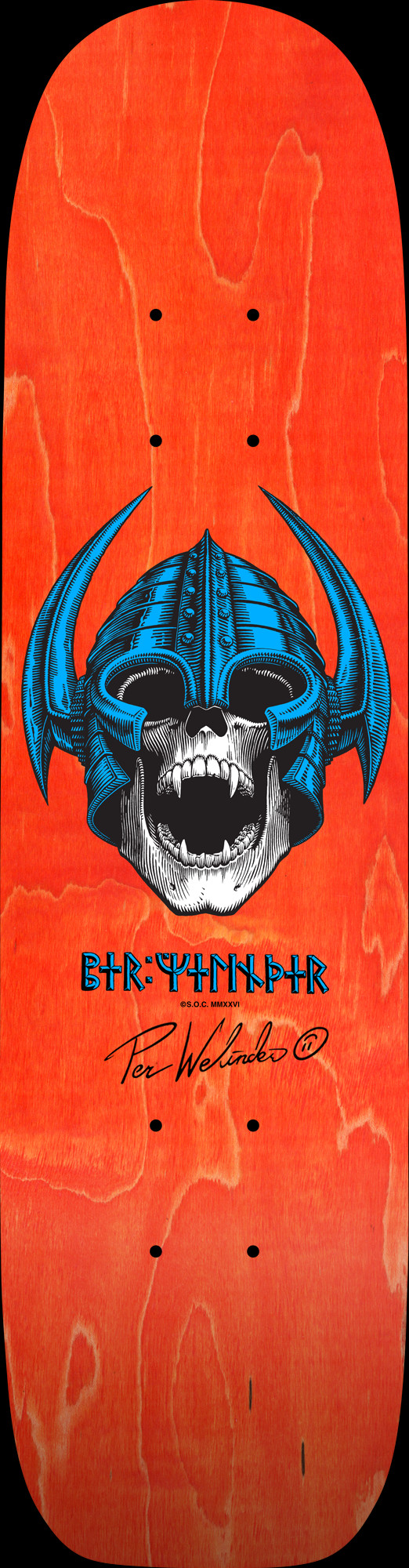 Powell Peralta Welinder OG Per Welinder Freestyle Deck Orange