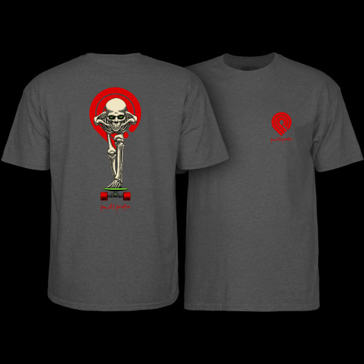 Powell Peralta Tucking Skeleton T-shirt Charcoal
