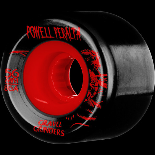 Powell Peralta Gravel Grinders 56mm 86a Wheels Red 4pk