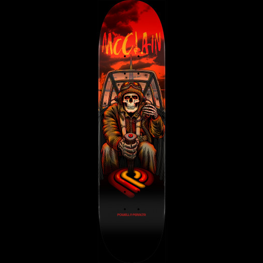 Powell Peralta Pro Brad McClain Pilot Skateboard Deck - Shape 242 - 8 x 31.45