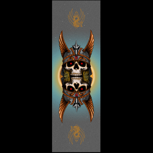 Powell Peralta Andy Anderson Skull Egg CLEAR Grip Tape Sheet - 10.5 x 33