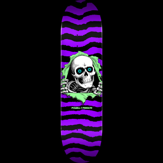 Powell Peralta Ripper Skateboard Blem Deck Purple 244 K20 - 8.5" x 32
