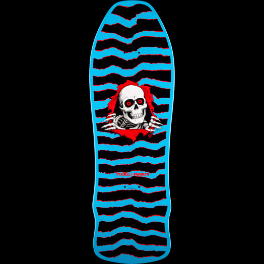 Powell Peralta Geegah Ripper Skateboard Deck Blue- 9.75 x 30