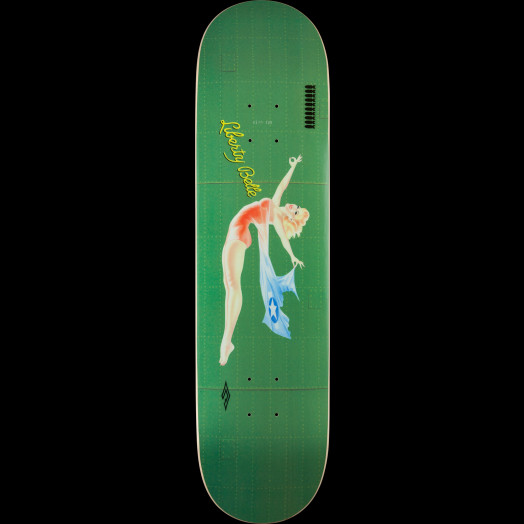 Powell Peralta Liberty Belle Limited Edition Reissue Skateboard Deck - Shape 170 - 8.25 x 32.5