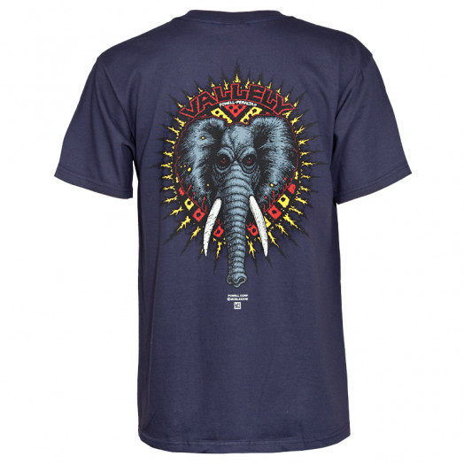 Powell Peralta Mike Vallely Elephant Navy T-Shirt - Powell-Peralta®