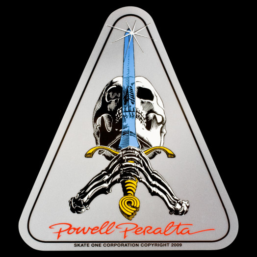 Powell Peralta Skull & Sword Sticker (Single)