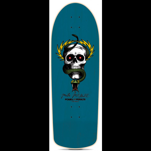 Powell Peralta Steadham Skull & Spade Skateboard Deck Purp/Aqua Reissue -  10 x 30.125 - Powell-Peralta®