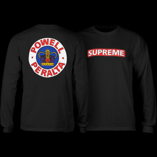 Powell Peralta Supreme L/S T-shirt - Black