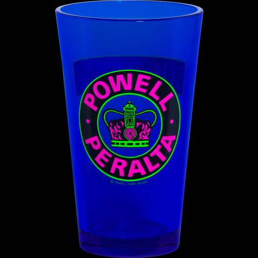 Powell Peralta Pint Glass Supreme Blacklight