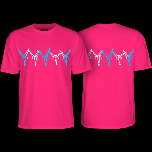 Powell Peralta Vato Rat Band T-shirt Hot Pink