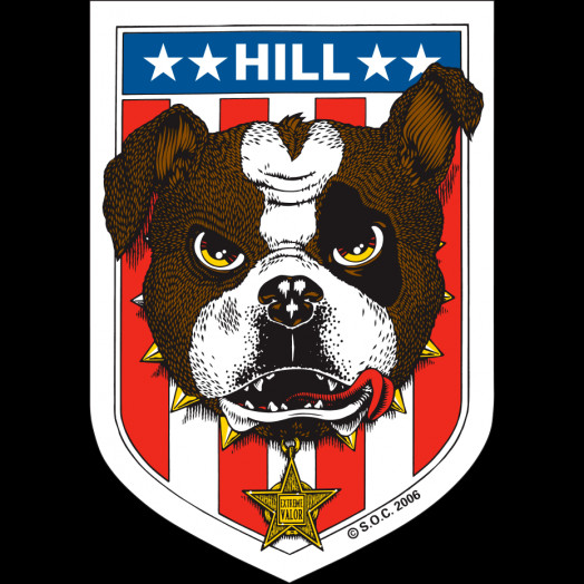 Powell Peralta Frankie Hill Bulldog Sticker 10pk