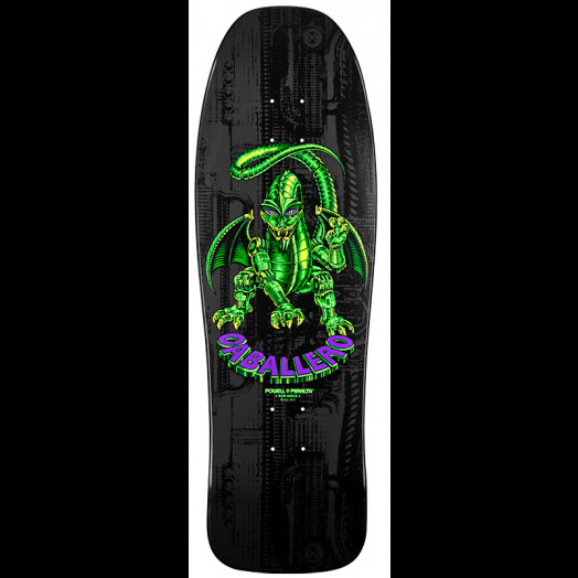 Powell Peralta Caballero Mechanical Dragon Black Skateboard