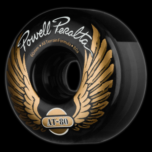 Powell Peralta AT-80 60mm 80a - Clear Black (4 pack)