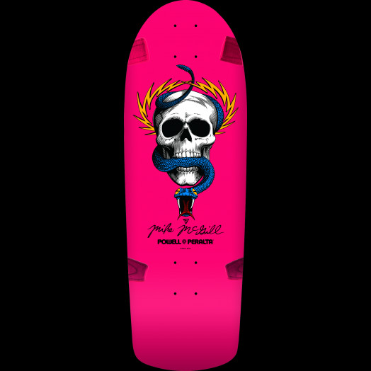 Powell Peralta McGill Skull and Snake Skateboard Deck Hot Pink - 10 x 30.125