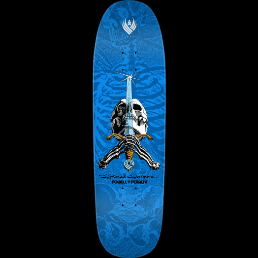 Powell Peralta Skull and Sword Flight® Skateboard Deck - 9.265 x 32