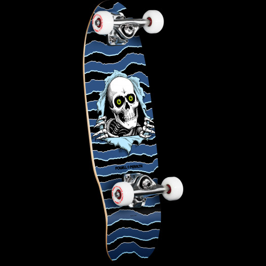 Powell Peralta Micro Ripper Complete Skateboard Blue - 7.5 x 24