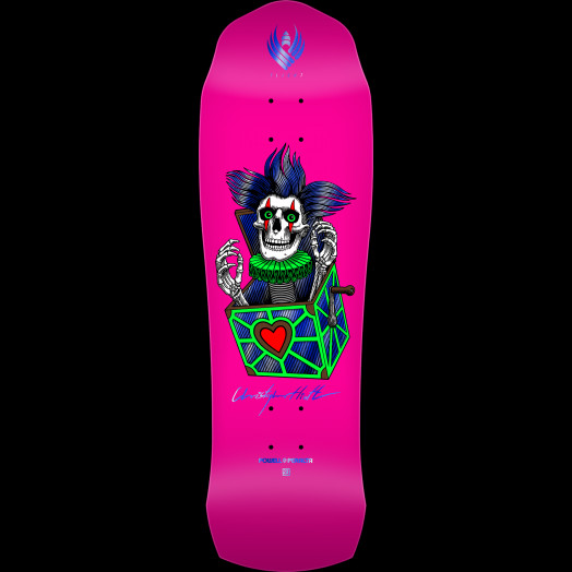 Powell Peralta Pro Chris Hiett Skull FLIGHT Skateboard Deck - 9.5 x 31.13