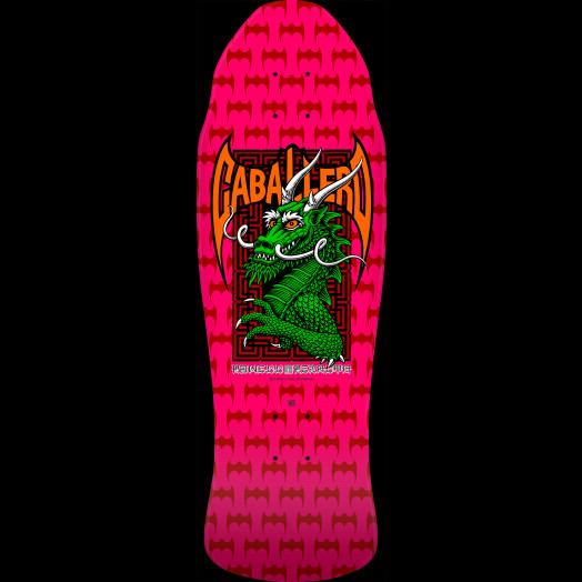 Powell Peralta Pro Steve Caballero Street Blem Skateboard Deck pink- 9.625 x 29.75