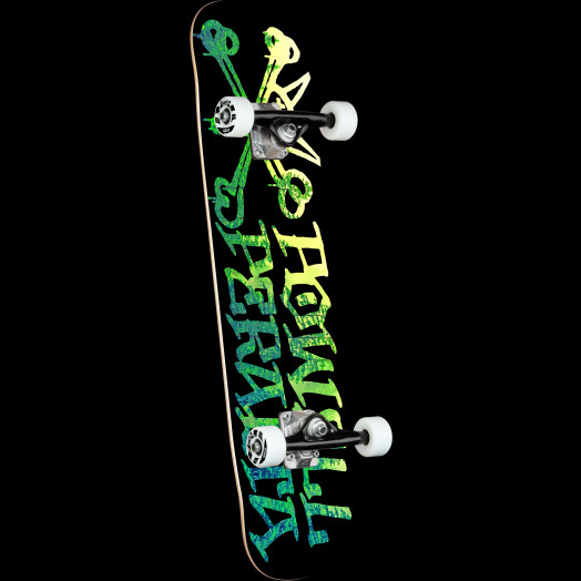 7" x 2.25" Black/Clear Powell Peralta Vato Rat Skateboard Sticker 