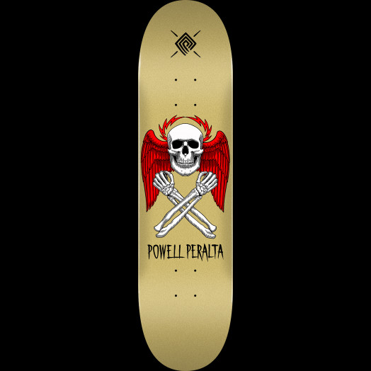 Powell Peralta Halo Bolt Blem Skateboard Deck Gold 247 K20 - 8 x 31.45