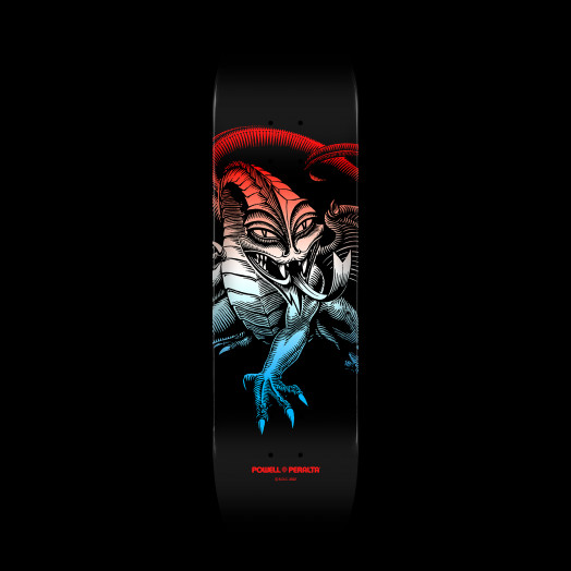 Powell Peralta Cab Dragon Skateboard Deck Blue Fade - Shape 248 - 8.25 x 31.95