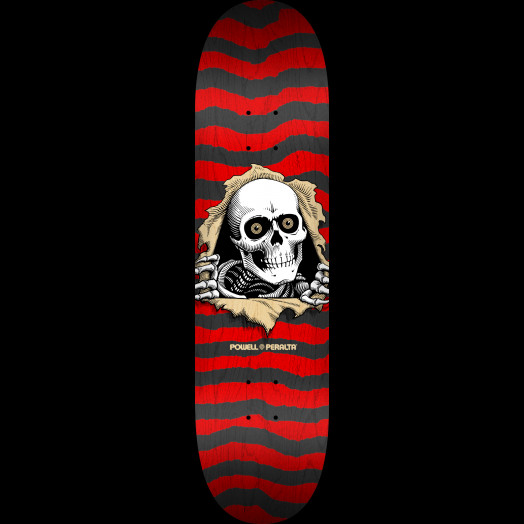 Powell Peralta Ripper Skateboard Deck Red - Shape 247 - 8 x 31.45