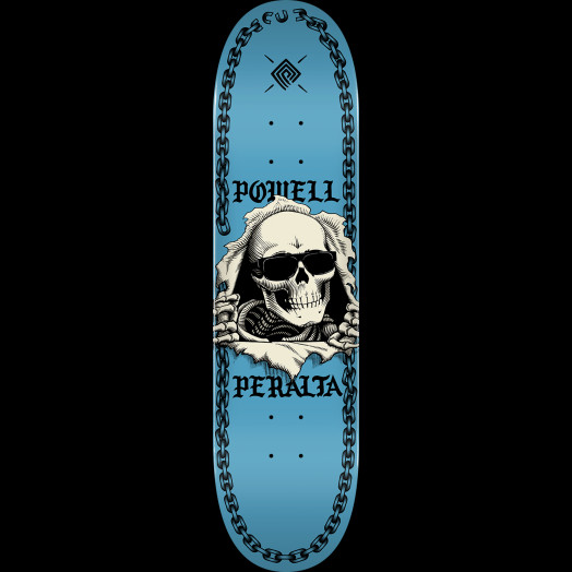 Powell Peralta Ripper Chainz Skateboard Deck Navy - 8.5 x 32.08