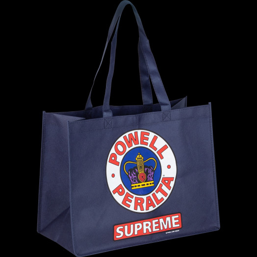 Powell Peralta  Supreme Shopping Bag Non Woven Navy 12x16