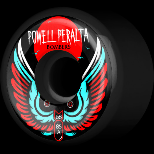 Powell Peralta Bomber Wheel 3 black 68mm 85a 4pk