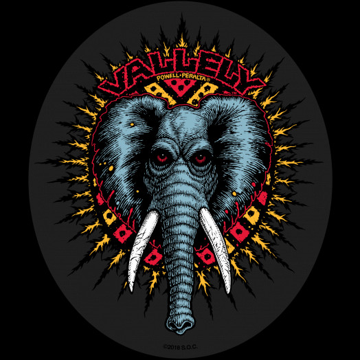Powell Peralta Vallely Elephant Sticker single